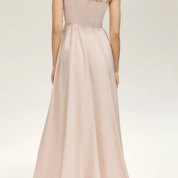 REFORMATION champagne gown size 0 - Picture 3 of 4